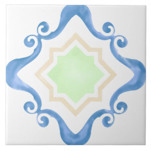 Monnaie Méditerranéenne & Carreaux Bleus en cérami