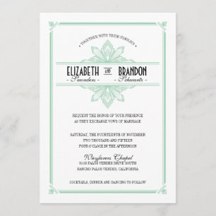 Monnaie Vinatge Deco et Faire-part de mariage noir