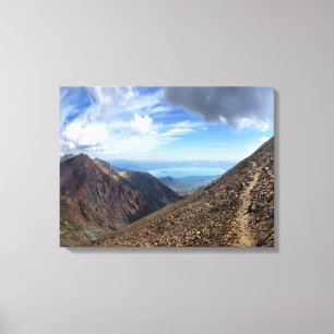 Mono Lake from Koip Peak Pass - Sierra Canvas Print