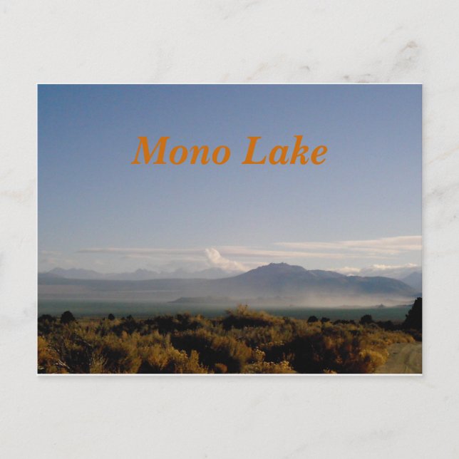 Mono Lake poastcard Postcard (Front)