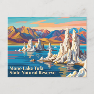 Mono Lake Tufa State Natural Reserve California Postcard