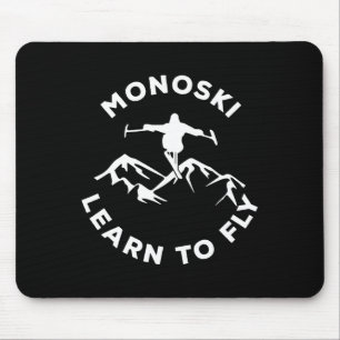 Mono Ski Learn To Fly Para Skiing Adaptive Sports  Mouse Pad