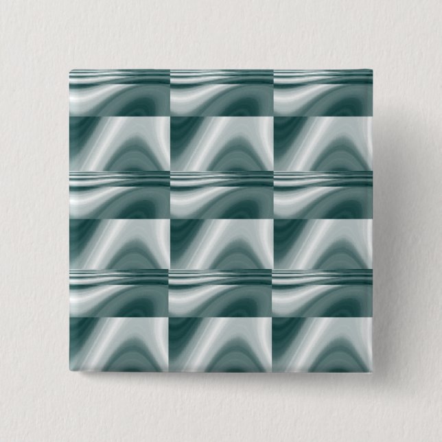 Mono Wave Strata - Customized 2 Inch Square Button (Front)