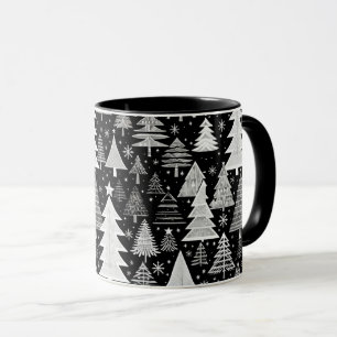 Monochromatic Christmas Mug