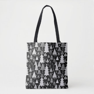 Monochromatic Christmas Tote Bag