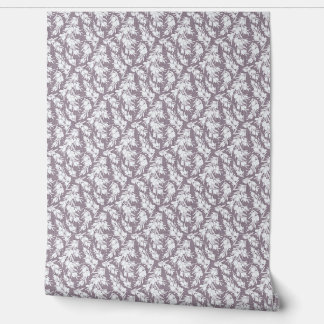 Monochromatic Fruit Vine Wallpaper
