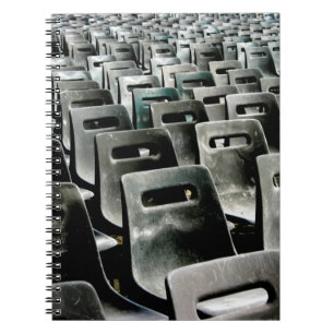 Monochromatic Grey Chairs Notebook