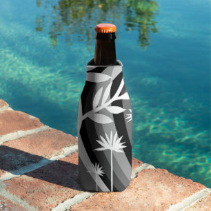 Monochromatic Illustration Bottle Cooler