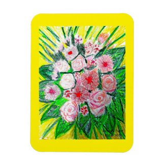 Monochromatic, Rosas, Dianthus caryophyllus,  Gerb Magnet