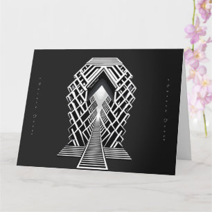 Monochromatic Stairway: Obelisk of Contrasts Card