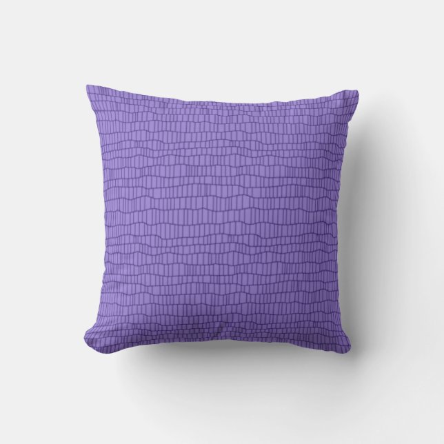 Monochromatic  violet   accent  pillow (Front)