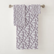 Monochrome Berry Garden Towel Set