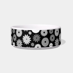 Monochrome Blooms Pattern Bowl