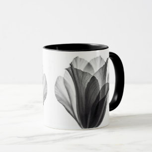 Monochrome botanical fine art photograph mug