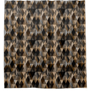 Monochrome brown rhombic textured