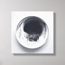 Monochrome coffee grounds texture abstract art 16