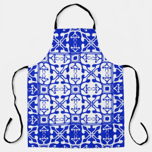 Monochrome coloured vintage pattern. Abstract orna Apron