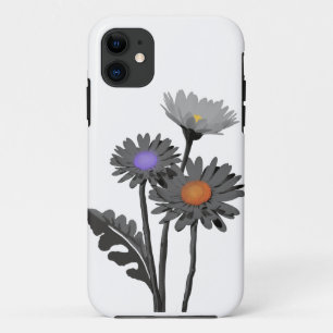 Monochrome Daisys iPhone 11 Case