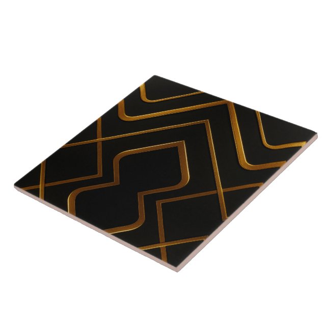 Monochrome Deco Grid Designer Accent  Christian    Tile (Side)