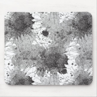 Monochrome dye stains mouse pad