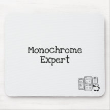 Monochrome Expert Mousepad for UX Designers