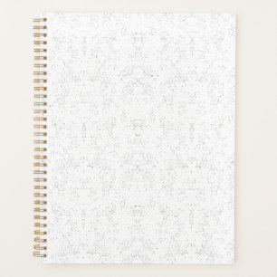 Monochrome Floral Pattern – Elegant Seamless Art Planner