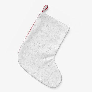 Monochrome Floral Pattern – Elegant Seamless Art Small Christmas Stocking