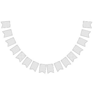 Monochrome Geometric Texture Seamless Diamond Look Bunting Flags