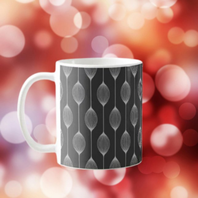 Monochrome Geometry – Abstract Pattern Classic Mug (Creator Uploaded)