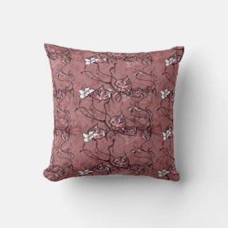 “Monochrome Ginkgo Grace Throw Pillow” 🌿✨ Throw Pillow