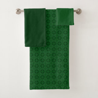 Monochrome green elegant geometric pattern.