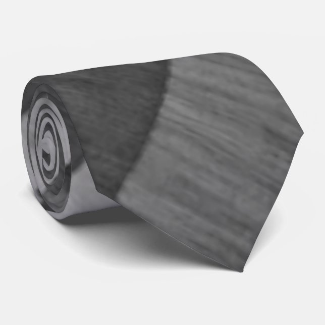 Monochrome Ikat Statement Sleek Stylish Pattern Tie (Rolled)
