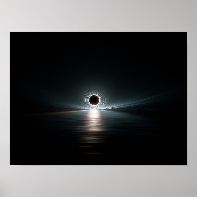 Monochrome Illustration of Solitary Man on Bench w Poster (Front)