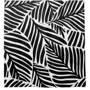 Monochrome Jungle Geometric Seamless Pattern
