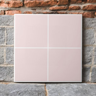 Monochrome Light Rose Pink Chequered Modern  Tile