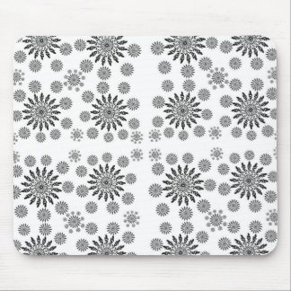 ​Monochrome Mandala Symphony: Modern Geometric Pat Mouse Pad