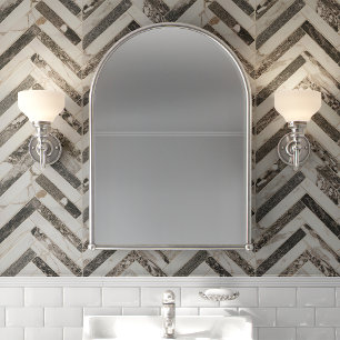 Monochrome Marble Herringbone Chevron Wallpaper
