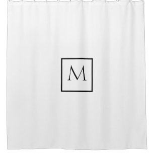 Monochrome Minimalist Rectangle Monogram