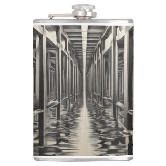 Monochrome Mirage/Artistic Flask