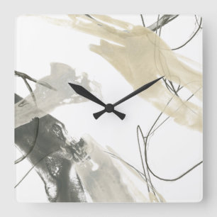 Monochrome Momentum Square Wall Clock