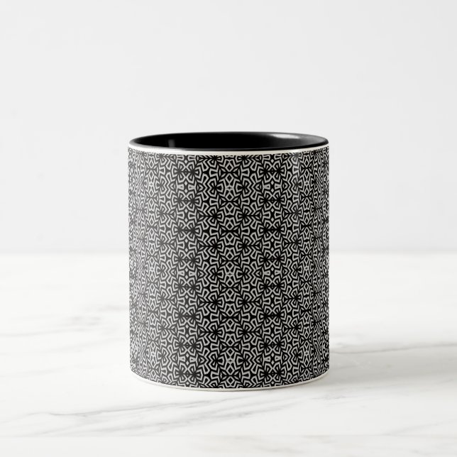 Monochrome Mosaic Mug (Center)