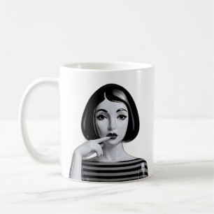 Monochrome Muse Coffee Mug