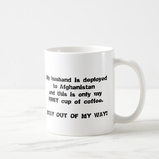 Monochrome OUT FRONT Coffee Mug (Right)