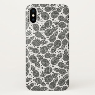 Monochrome Pineapples Case-Mate iPhone Case
