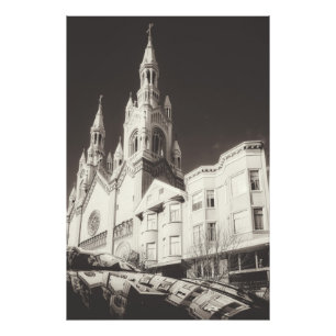 Monochrome St. Peter and Paul Catholic Church Photo Print