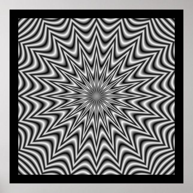 Monochrome Star  Poster (Front)