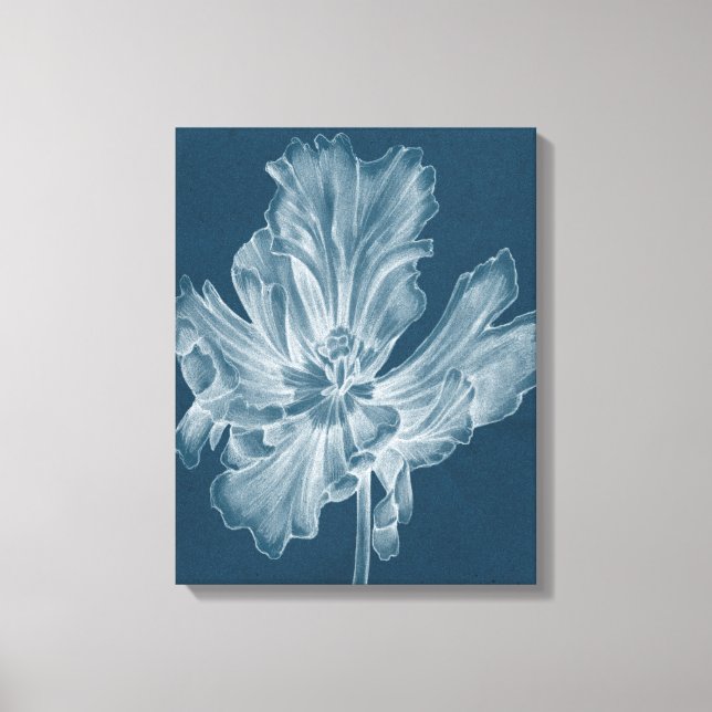 Monochrome Tulip II Canvas Print (Front)