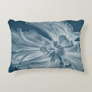 Monochrome Tulip II Decorative Pillow