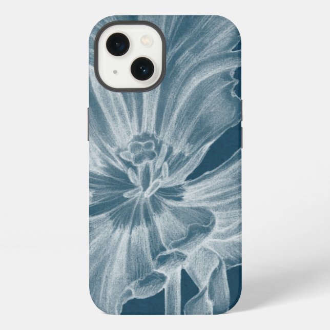 Monochrome Tulip II iPhone Case (Back)