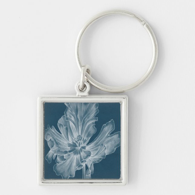 Monochrome Tulip II Keychain (Front)